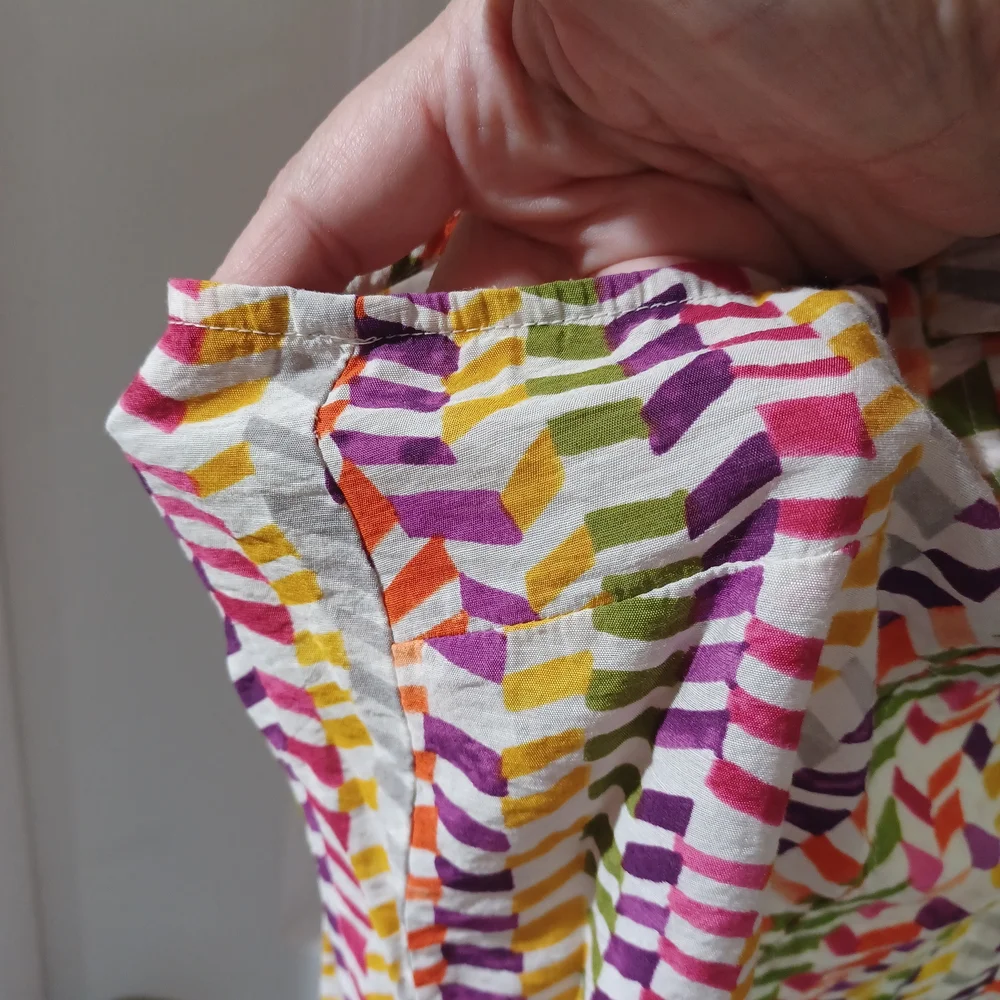 G.H. Bass & Co. Colorful Chevron Blouse - Picture 6 of 7